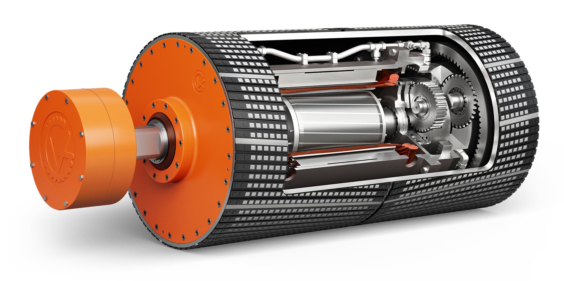 GrizzlyDrive® Series Drum Motors | Van der Graaf